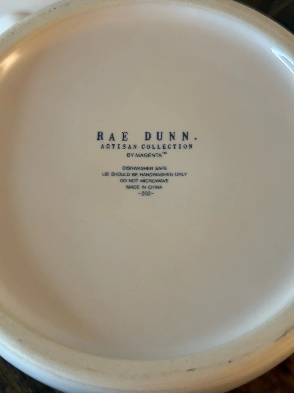 Rae Dunn White Ceramic 